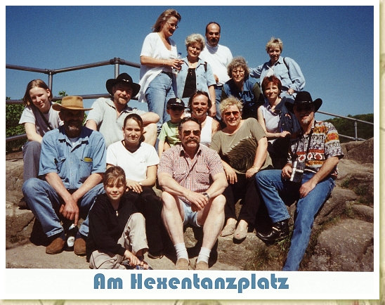 20010511 bis 13 Wernigerode,Gruppenfoto am Hexentanzplatz